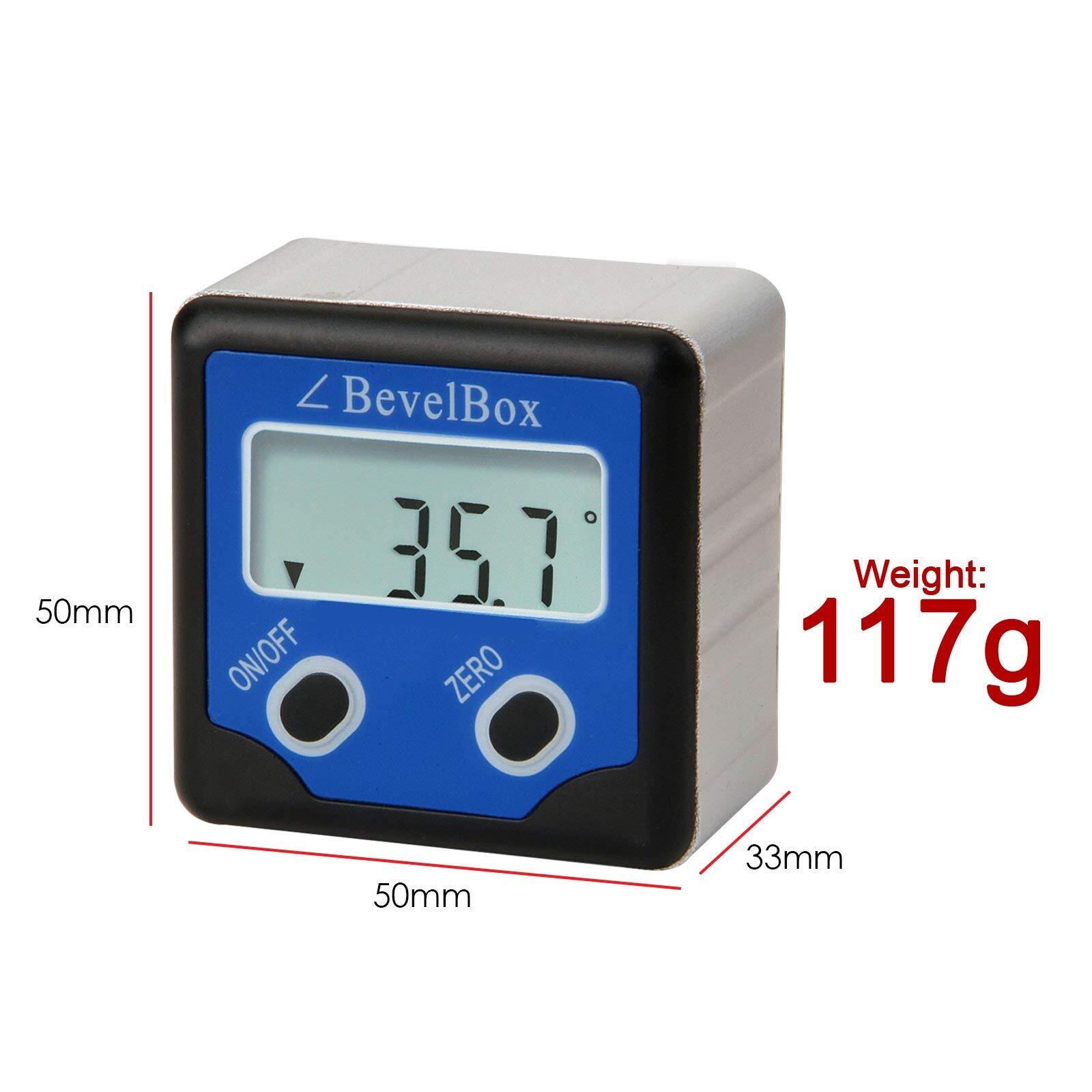 Digital Level Angle Gauge Meter Magnetic Electronic Level Angle Finder Protracto