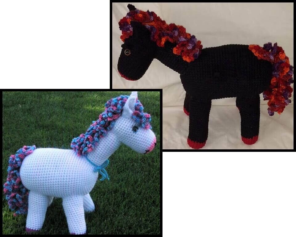 Precious Pony Toy crochet PATTERN INSTRUCTIONS