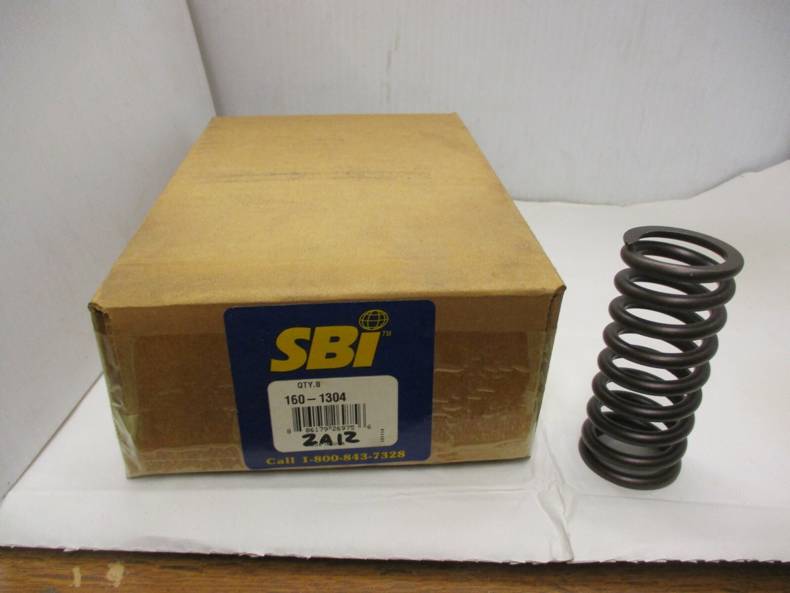SBI 160-1304 Engine Valve Spring CUMMINS- L10 / LARGO - 3.315 / OUTER - 8 pcs