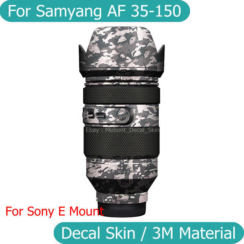 For Samyang AF 35-150mm F2-2.8 FE Decal Skin Vinyl Wrap Film Camera Lens Sticker
