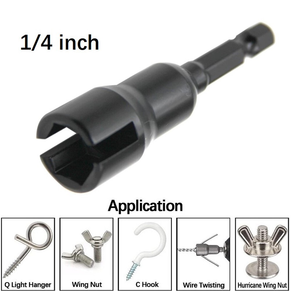 Hex Shank Socket Adapter for Bolt and Nut Tightening 14 Inch