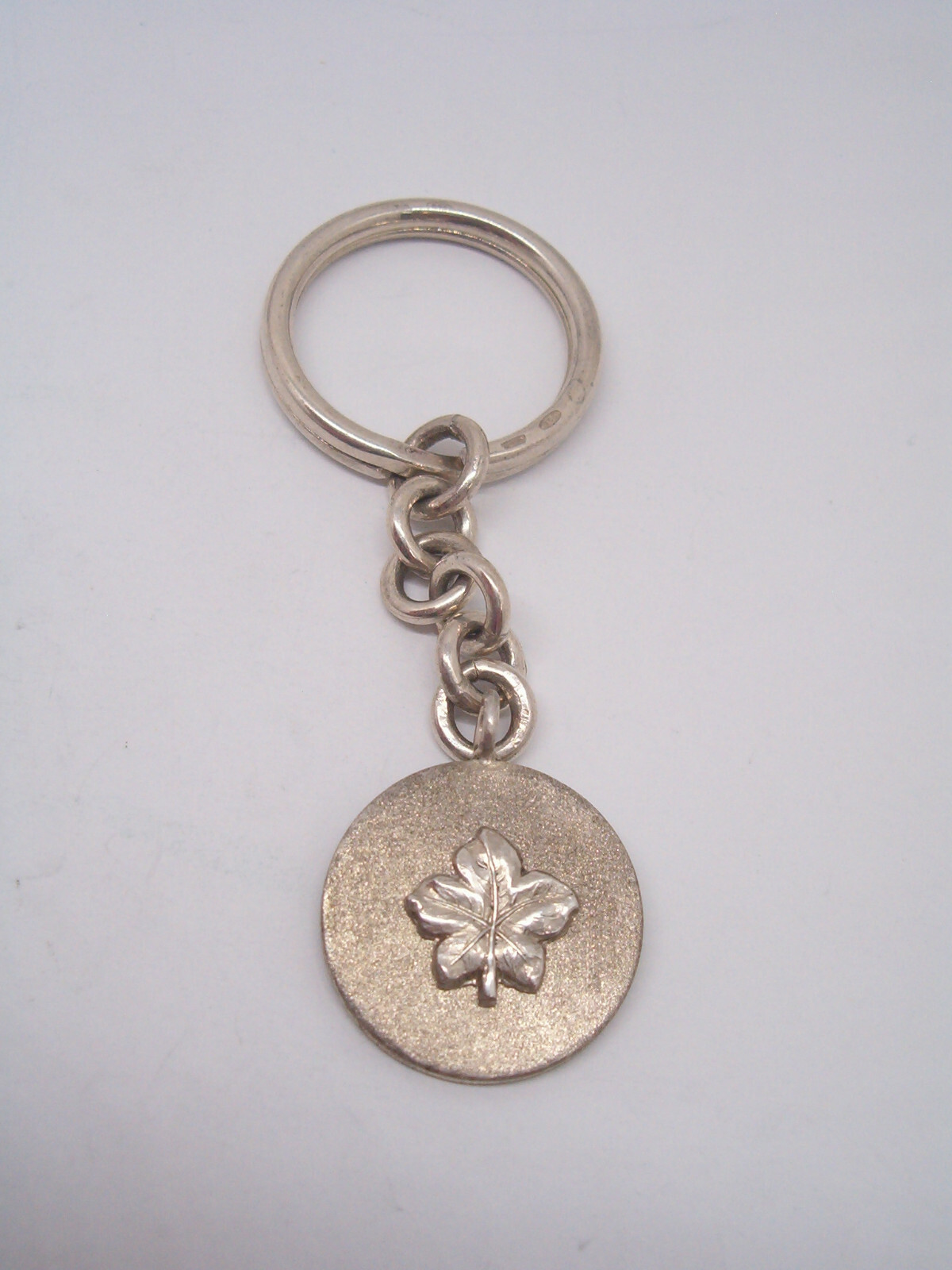 925 Silver Keychain with EDERA Leaf Lucky Charm - Lucky -