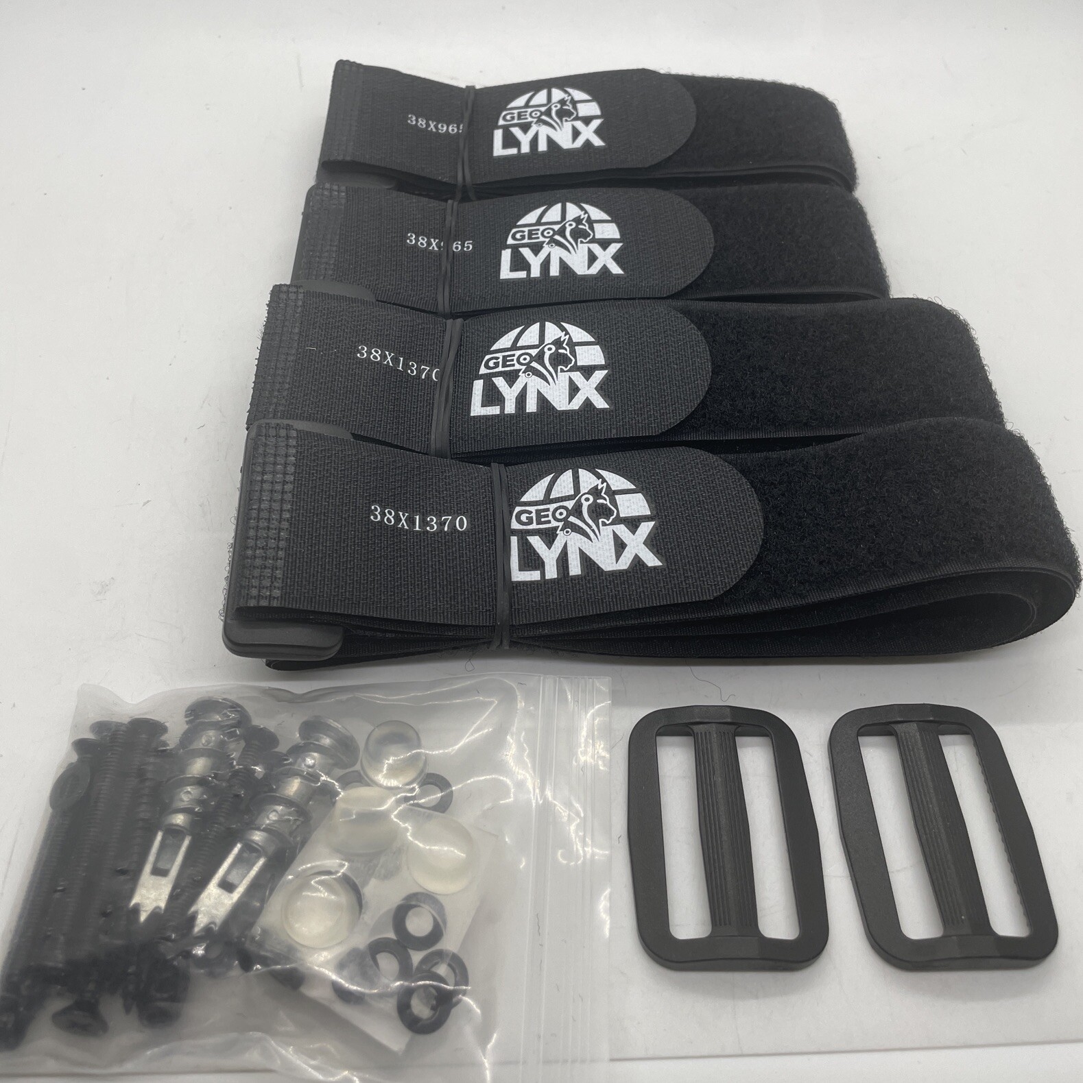 GeoLynx Mounting Straps for Wall Bracket 4 Hook & Loop straps **NEW**