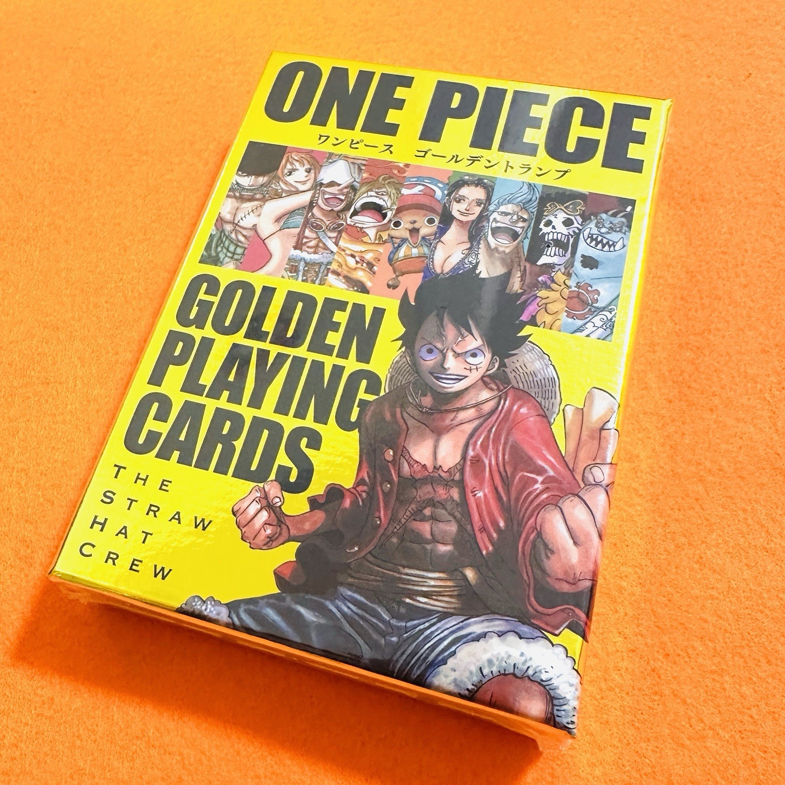 ONE PIECE Golden Playing Cards Poker Deck JUMP SHOP Japan JF 2024
