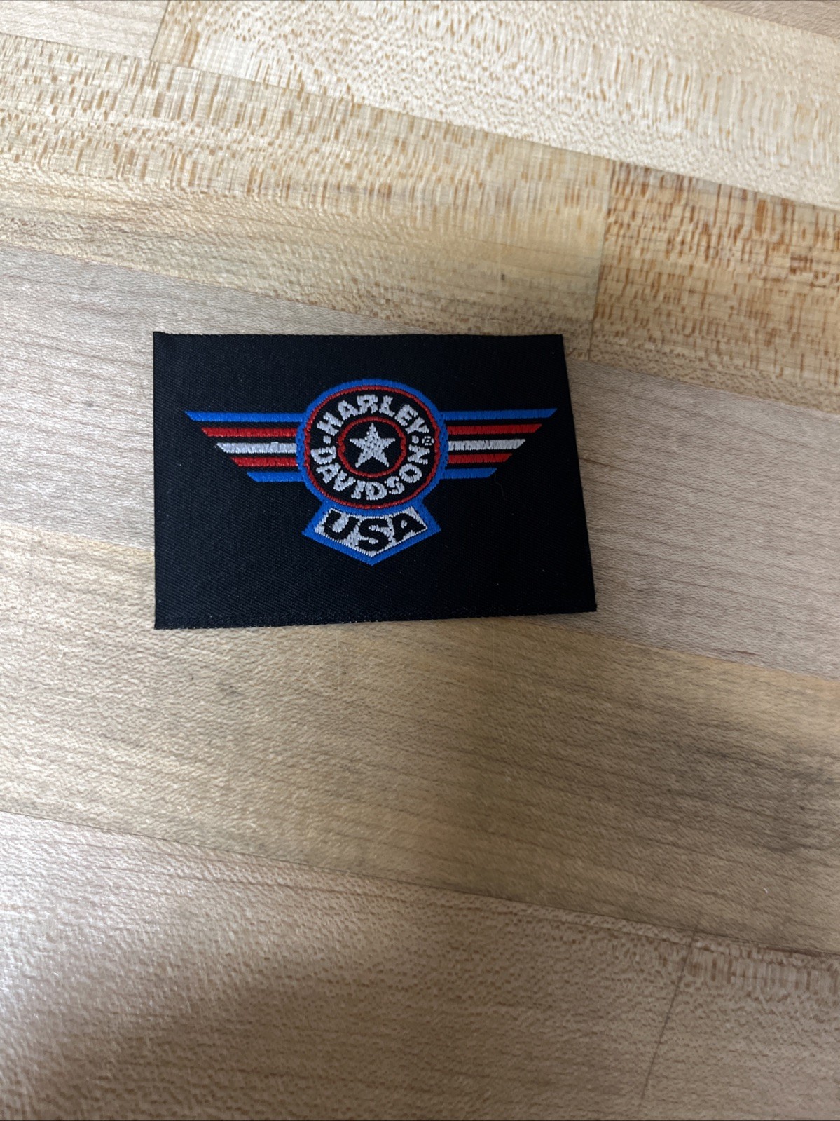 Harley-Davidson USA 2.75 X 2 Patch, 1994 Skybox. Box 314