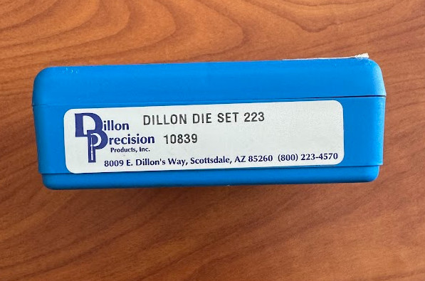 Dillon Precision 223 Win Die Set New in Box – 10839