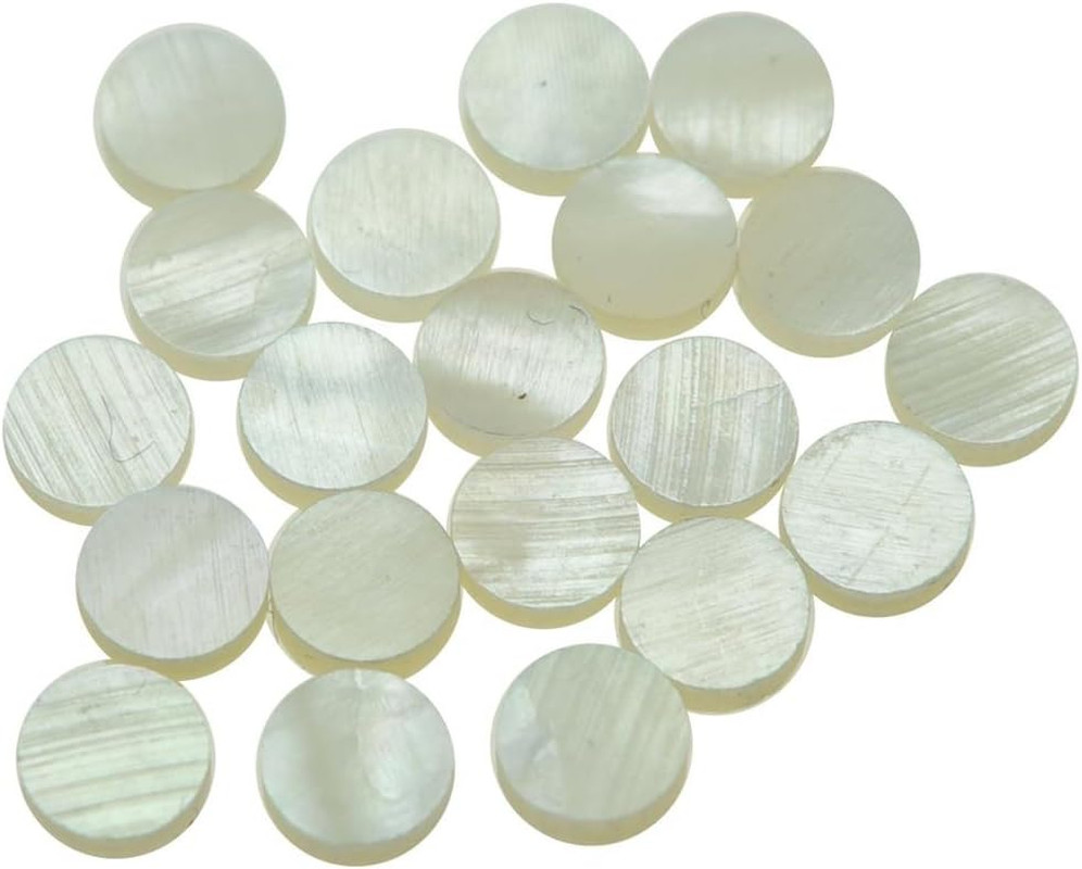 20pcs 6x2mm Guitar Natural Mother of Pearl Inlay Fingerboard Fret Dots