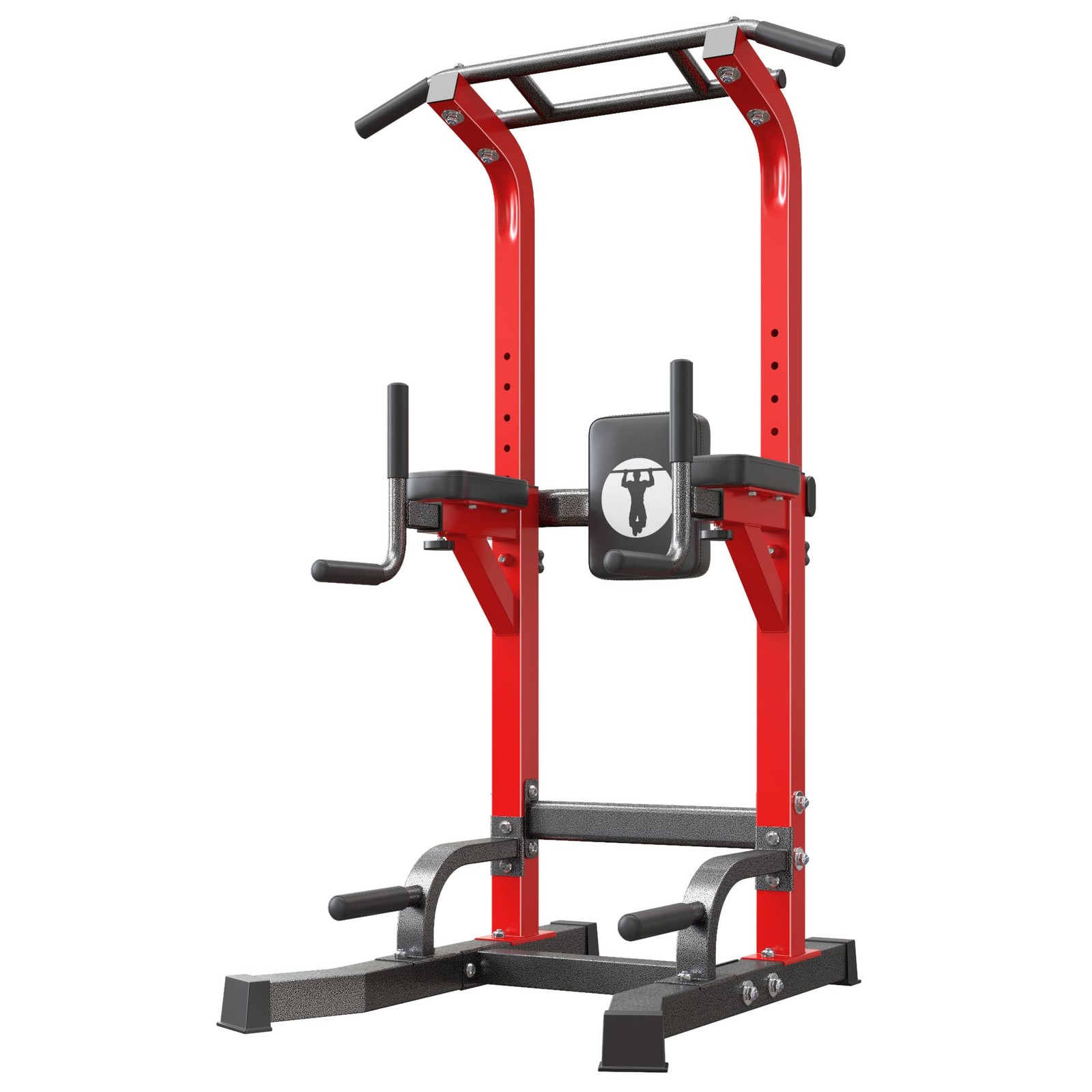 Power Tower Pull Up Bar and Dip Stand,Adjustable Height Assistive Trainer Dip...