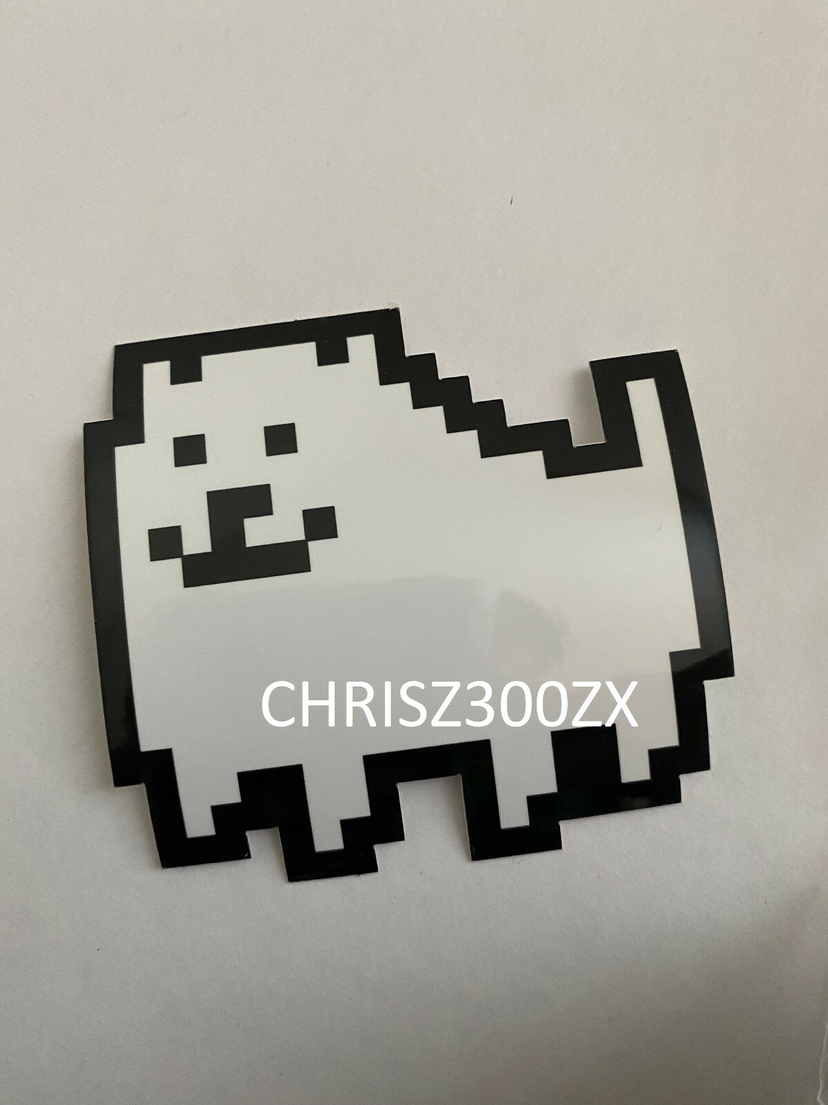 Undertale Annoying Dog Sticker Decal 2 5/8" Wide Figure Official