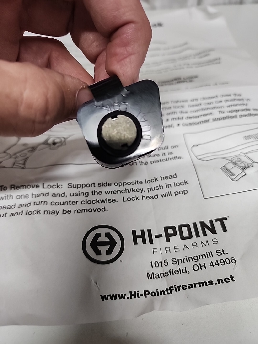 Hi-Point Dual Lok Firearms Trigger Lock