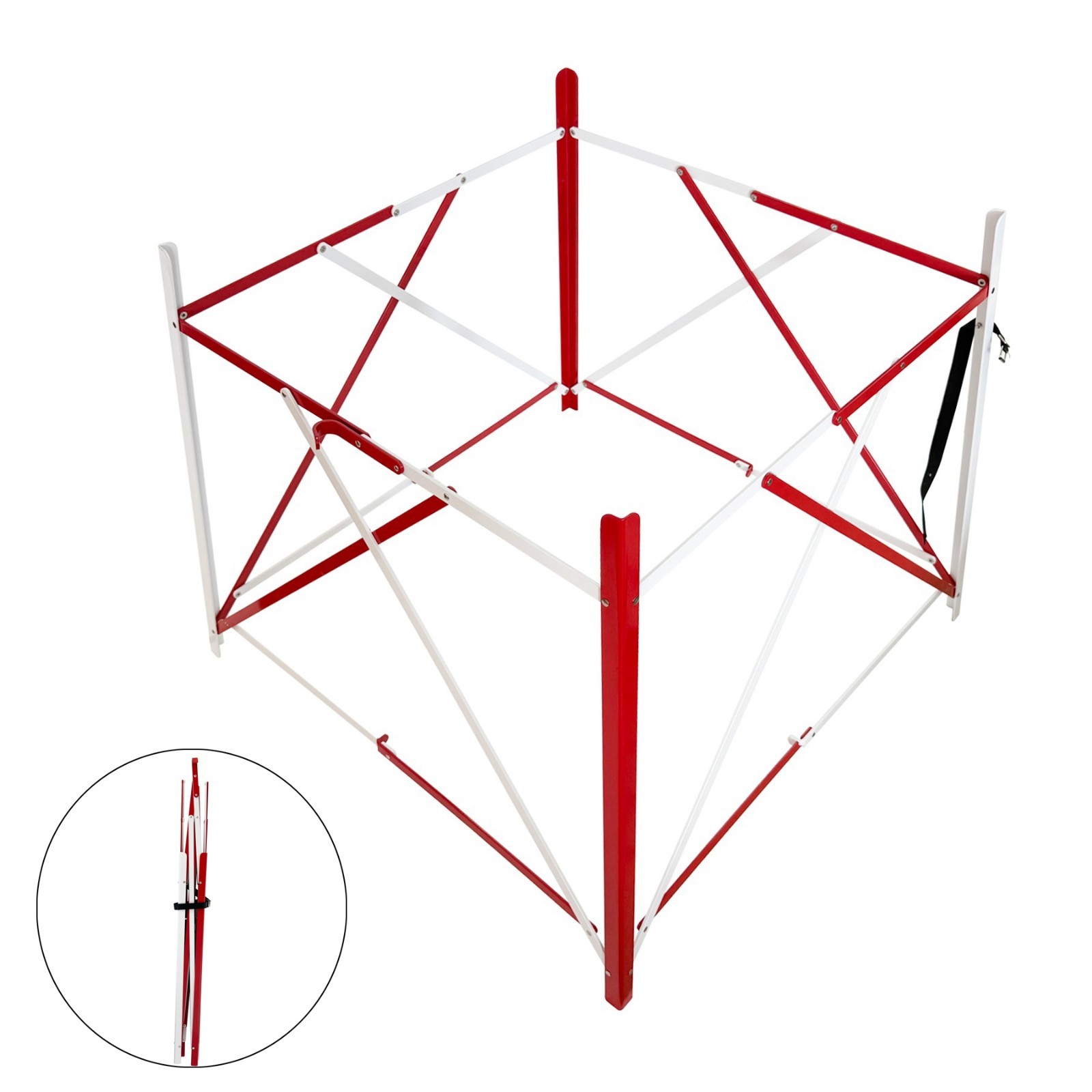 Portable Telescopic Fence Well Net Manhole Cover Guardrail Safety Road Protect