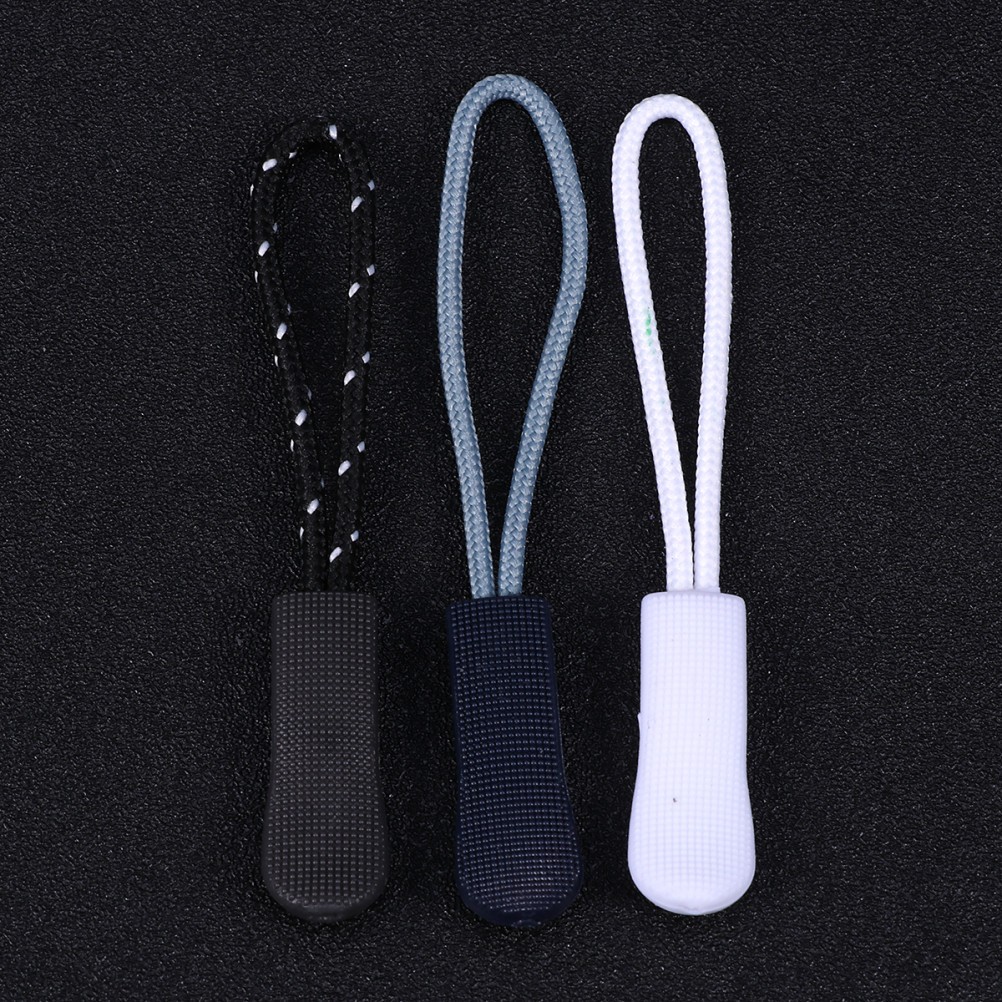 18 PC Zipper Replacement Pull Ropes Extension Durable Drawstrings Cords