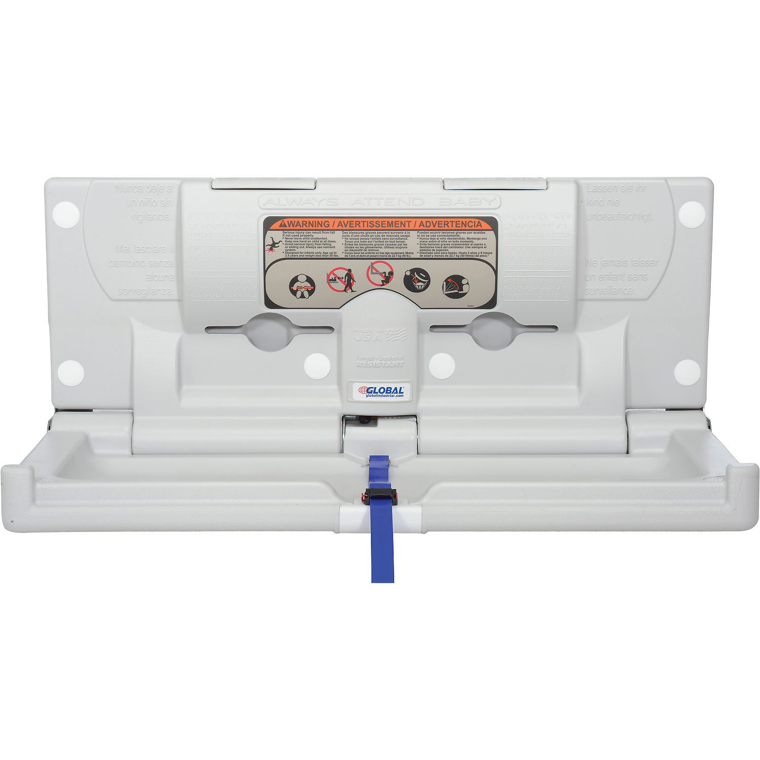 Global Industrial Surface Mount Baby Changing Station