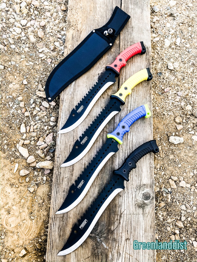 16" Fixed Blade Hunting Knife Straight Camping Outdoor Knives Tactical Blade /S