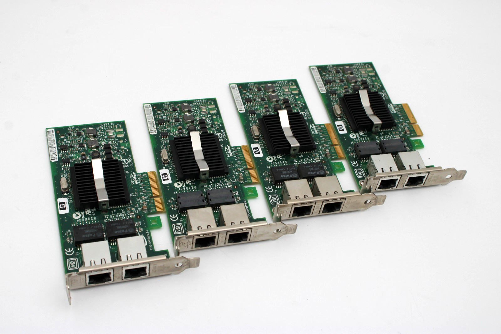 HP NC360T 2-Port Gigabit Server Card HSTNS-BN16 412651-001 *Lot of 4*