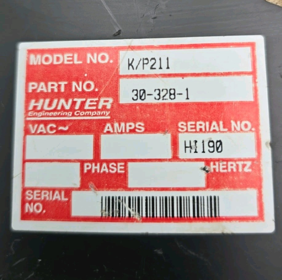 Hunter K/P211 30-328-1 Remote Indicator Display Panel Alignment Used