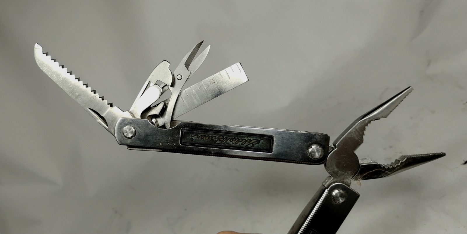 Eddie Bauer Multi-Tool - Stainless - Lock Lever - Very Good Condition