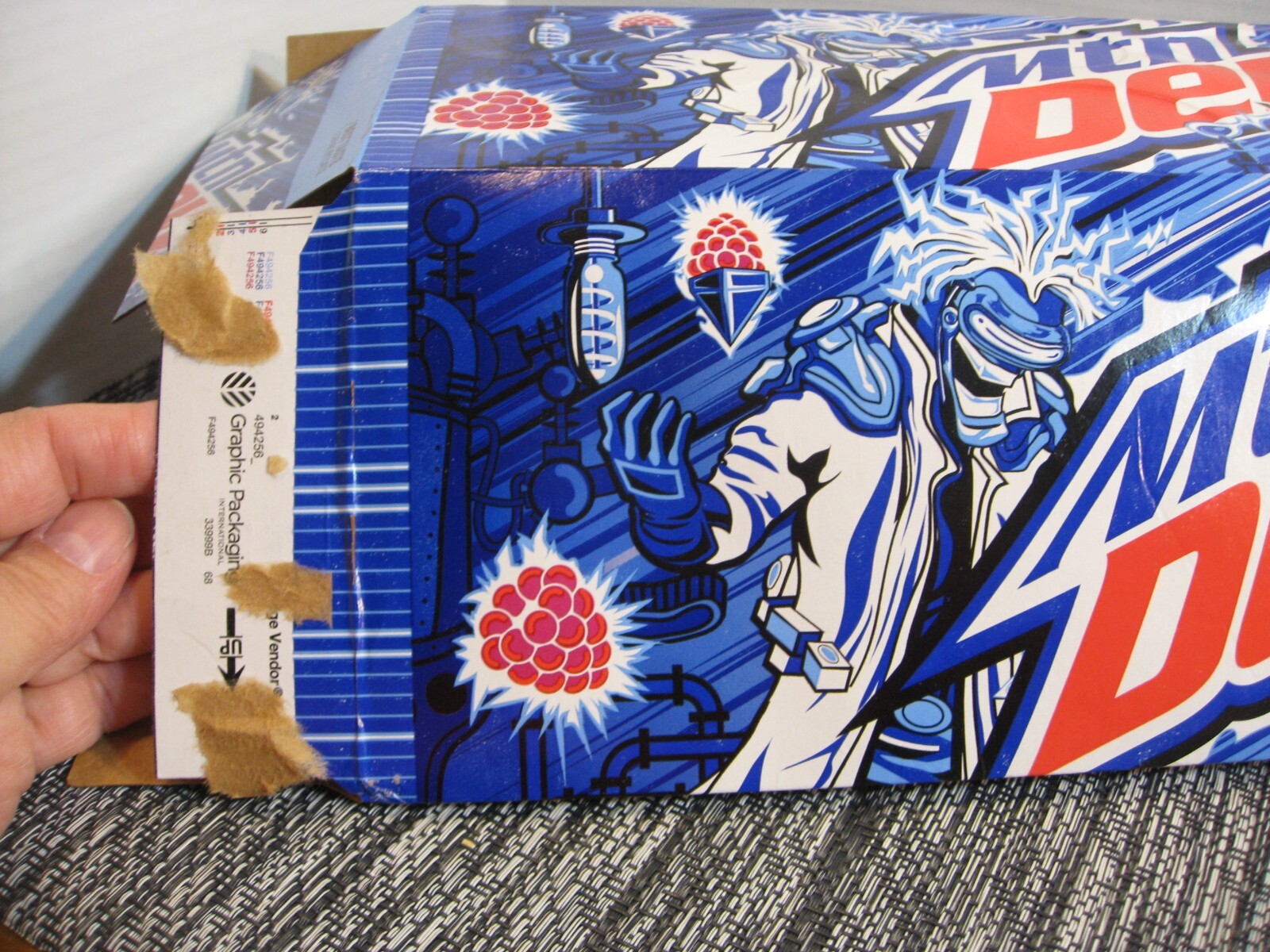 Mountain Dew EMPTY Box Carton (Opening missing) - Voltage - 2023