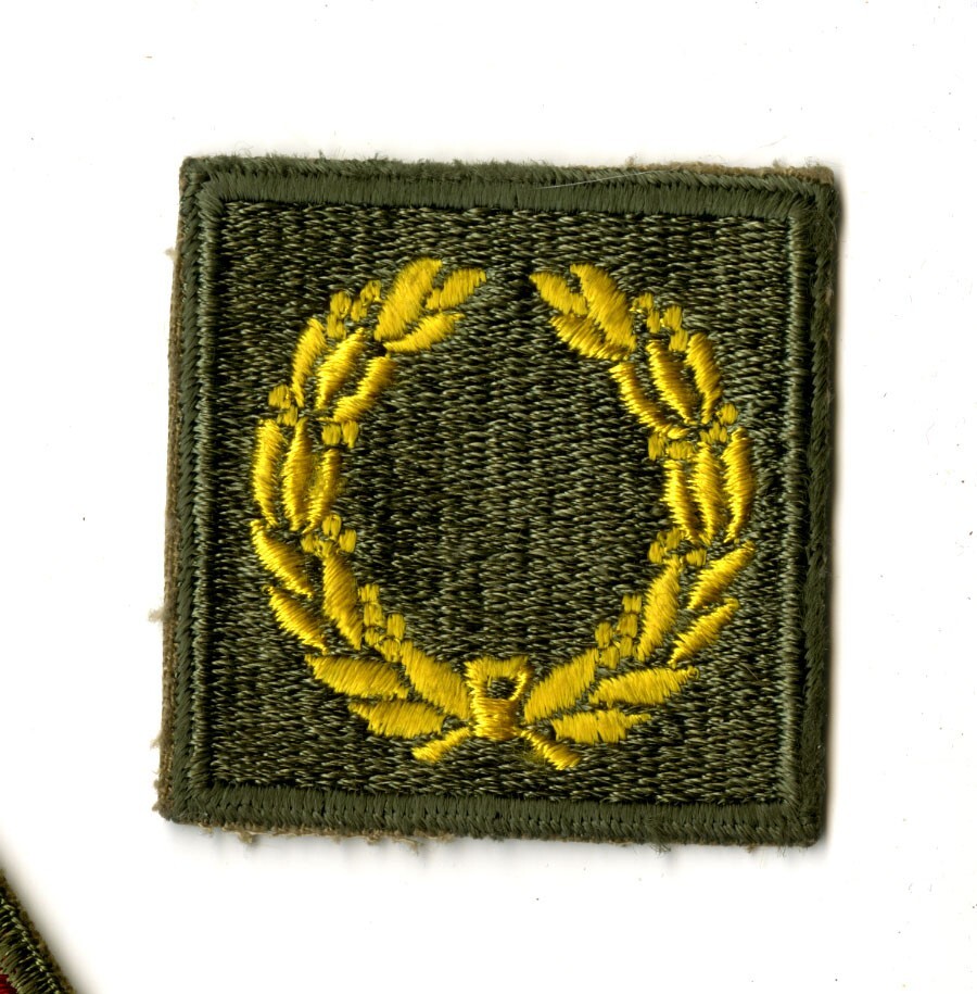 Meritorious Unit Citation 1st Award White Back Patch WWII Vintage