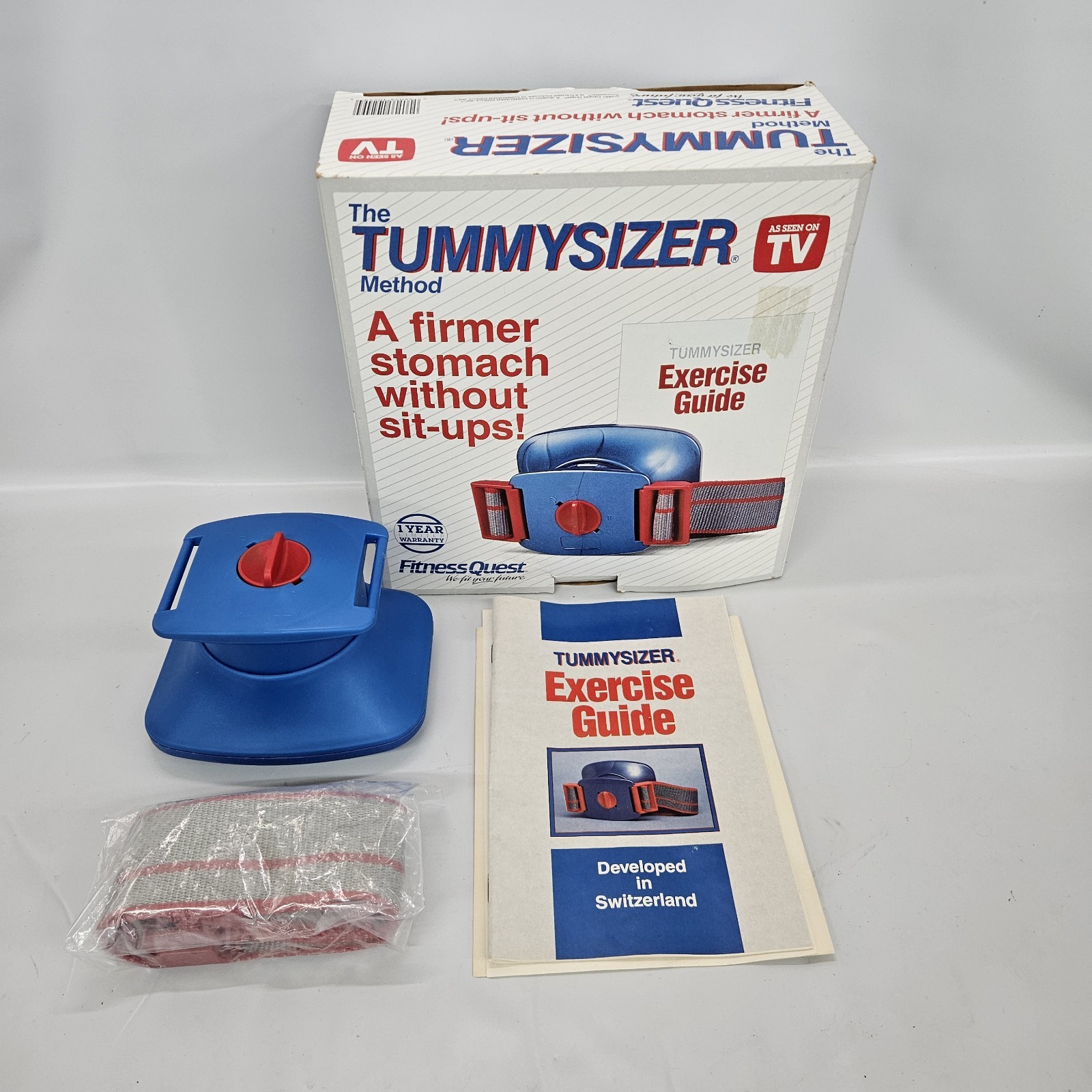 Vintage 1991 Fitness Quest The Tummysizer Method Abdominal Exerciser