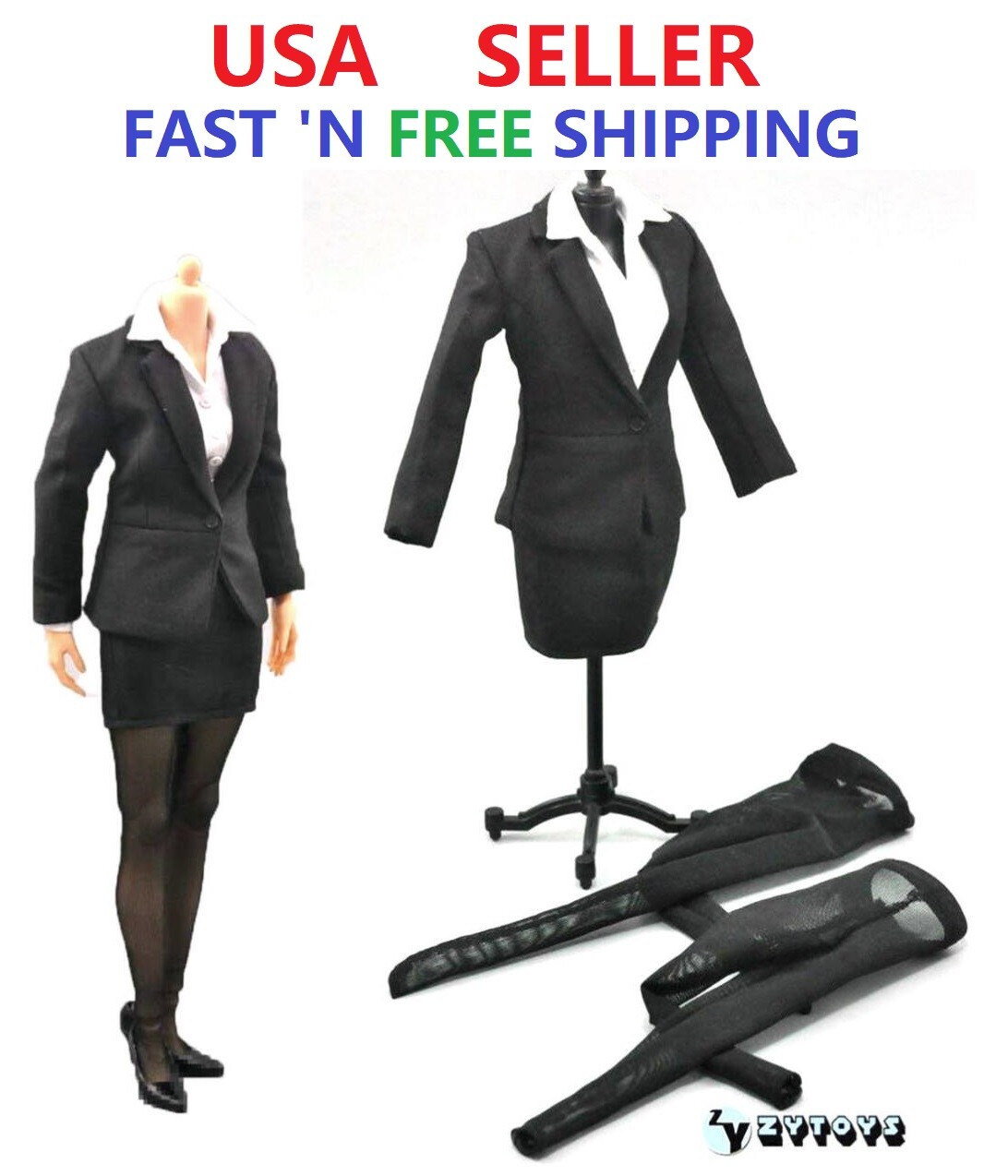 1/6 SCALE Business Career Skirt Suits Set For 12" Female Action Figure Doll