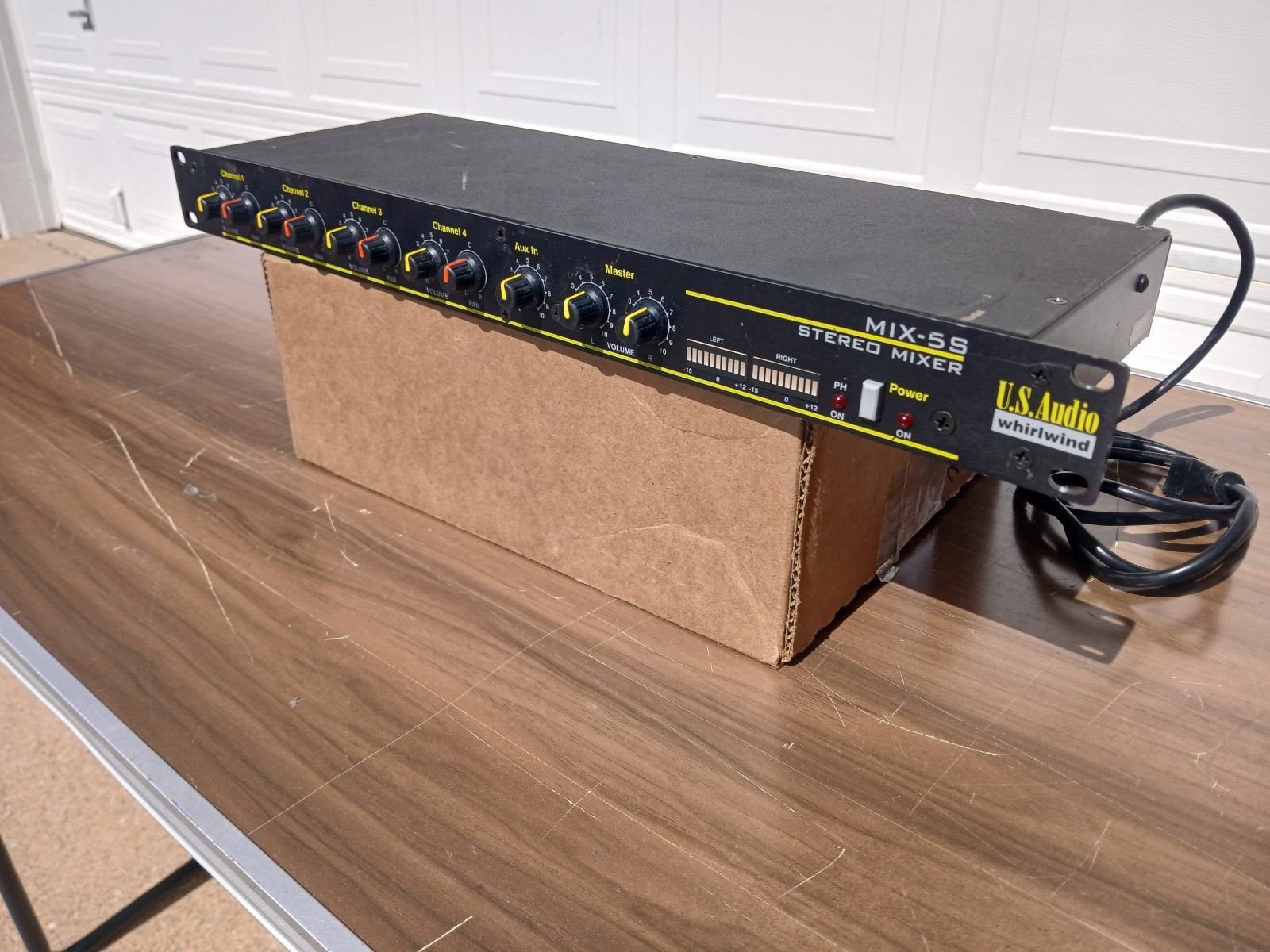 US Audio Whirlwind MIX-5S 5-Channel Line/Microphone Mixer - Used