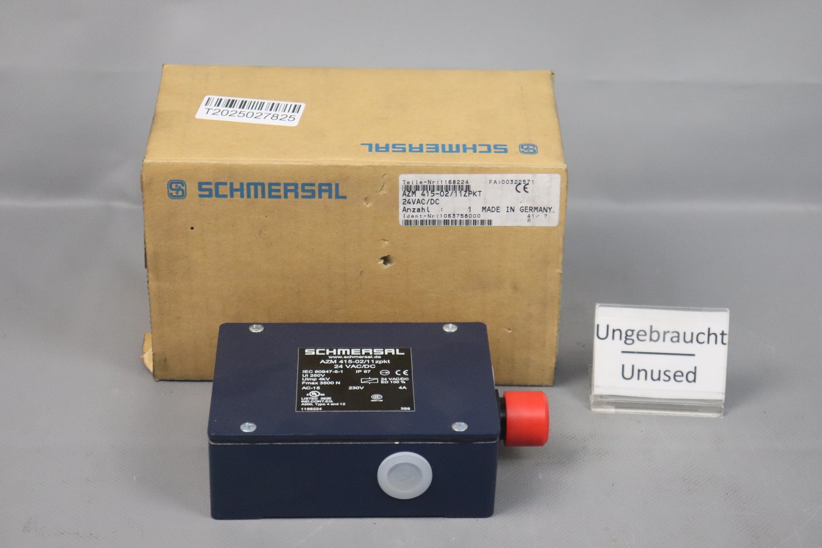 Schmersal AZM 415-02/11 Safety Lock 24VAC/DC 101168224 Unused OVP