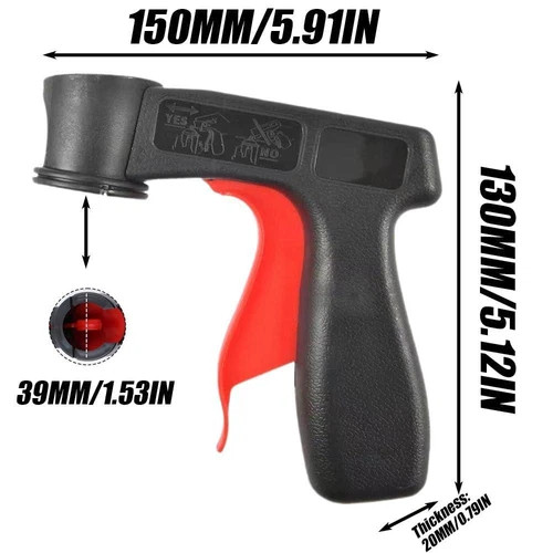 2 Pack Spray Can Gun Tool Aerosol Paint First Full Grip E-z Pull Trigger Comfort
