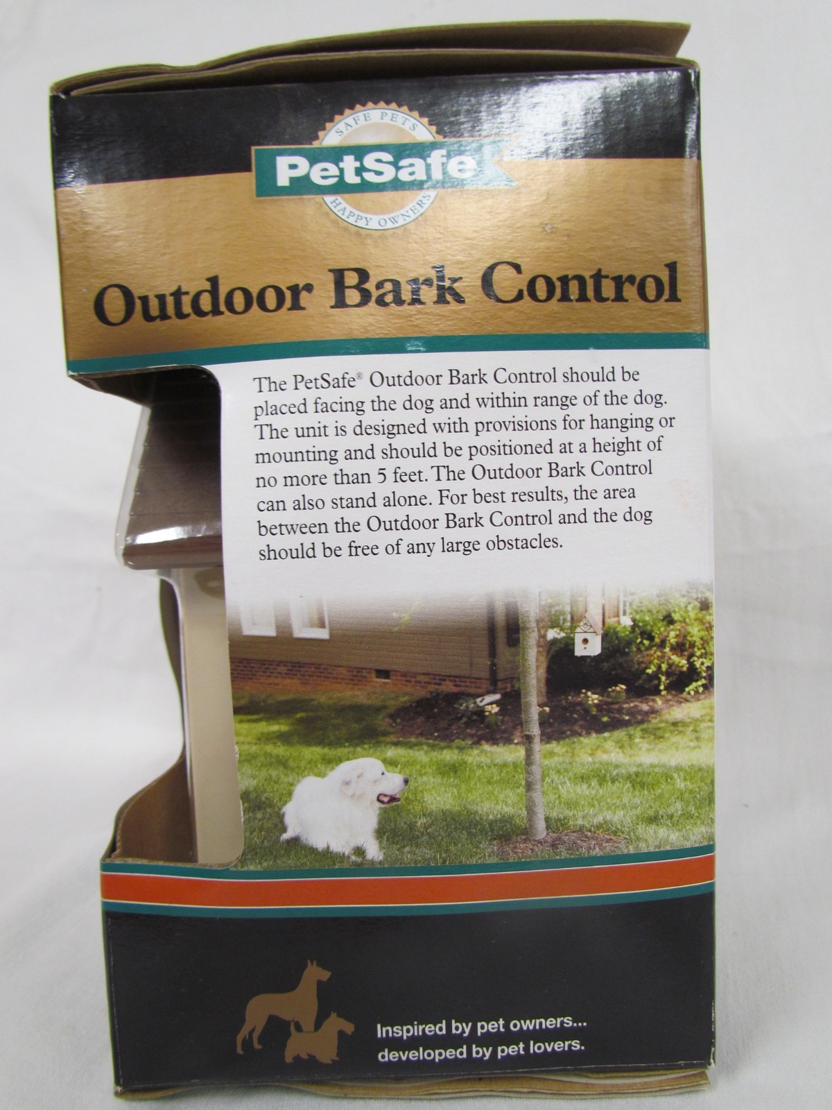 Outdoor Ultrasonic Bark Control PetSafe Up To 50' Distance Birdhouse Design- NEW