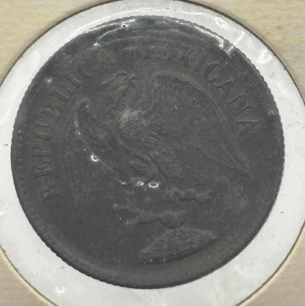 1898 Mexico 1 centavo coin