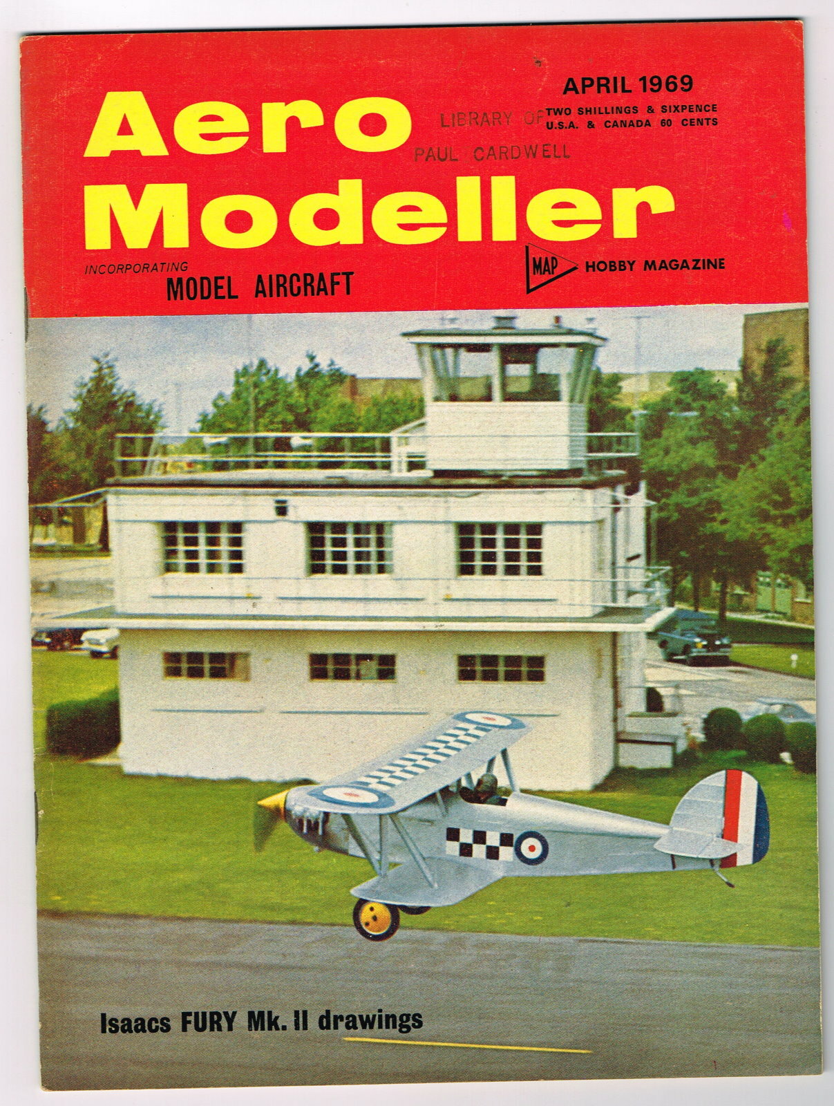 AEROMODELLER  Magazine April 1969 TOPSY .375 c.c. DIESEL build your own pt3