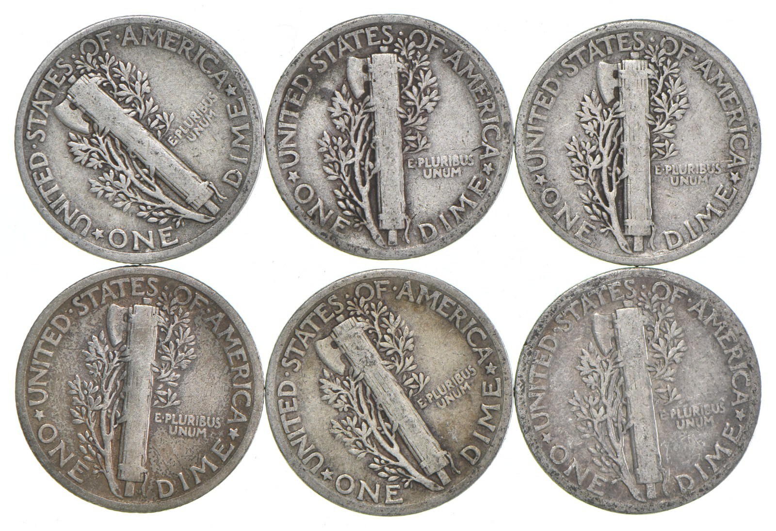 VG+ 1927 Mercury 90% Silver Dime