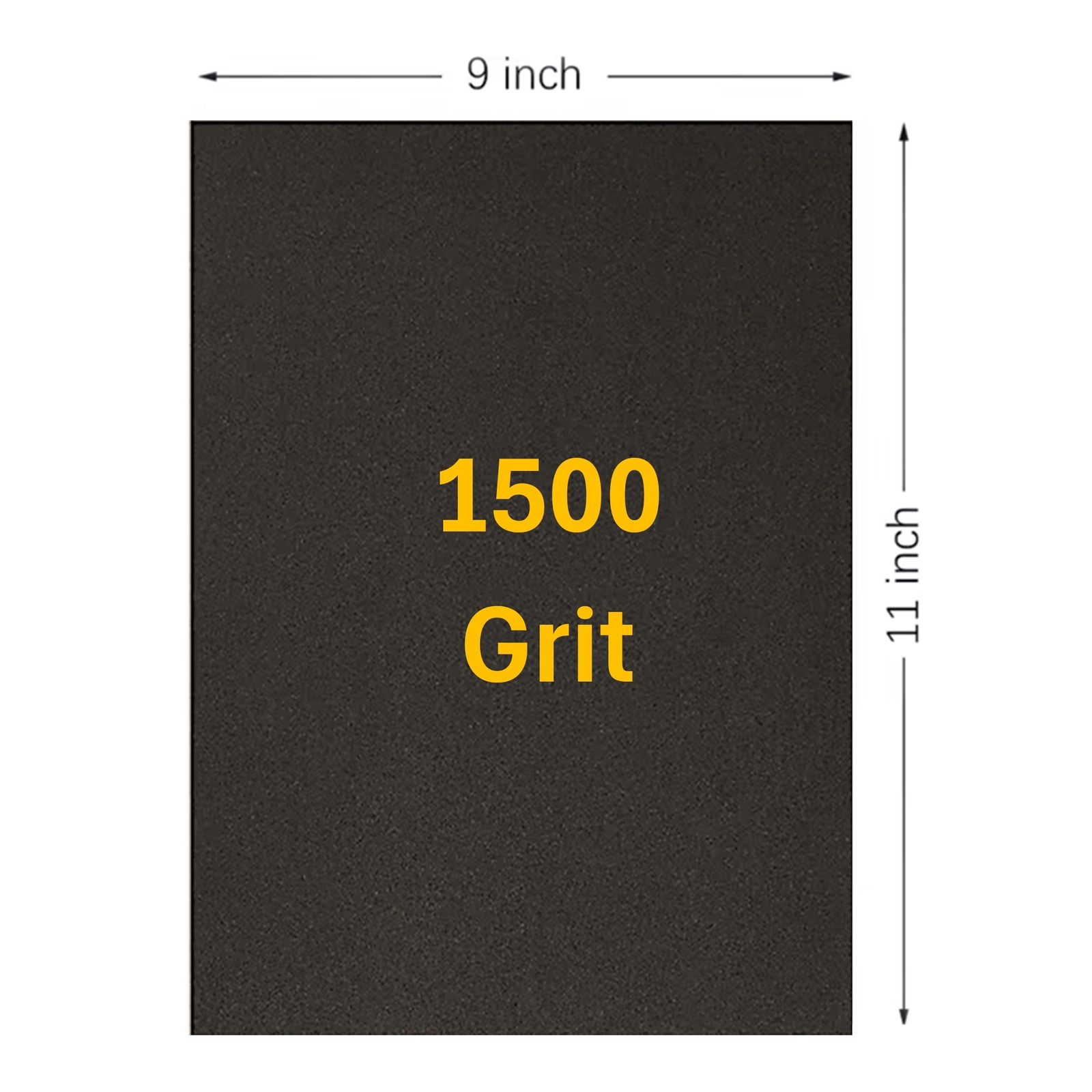 1500 Grit Wet / Dry Sandpaper 9 in. x 11 in. Sheet (50 Sheets)