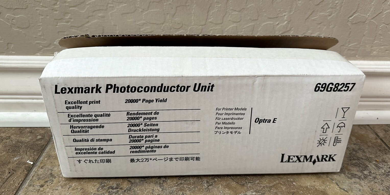 NEW GENUINE LEXMARK Optra E EP ET ES Printer PhotoConductor DRUM Unit 69G8257