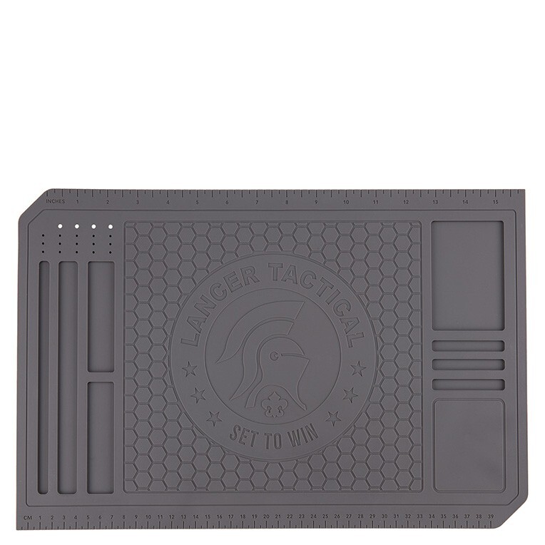 Lancer Tactical Big Logo Repair Gun Mat Silicone Heat-Resistant 17x11.5
