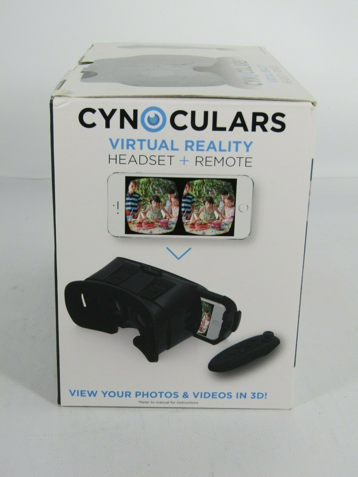 Cynoculars virtual reality headset and remote