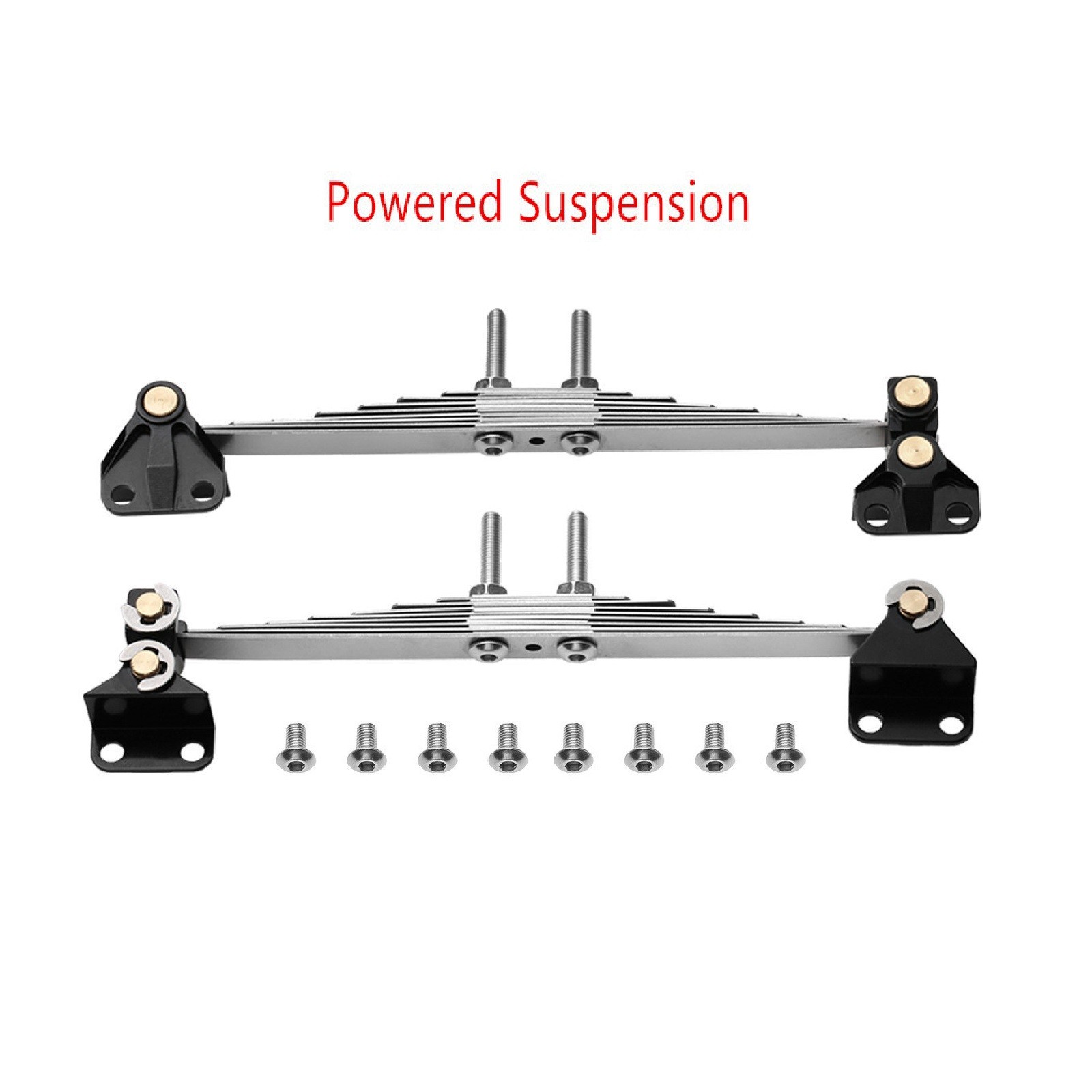 Steel Front Power Suspension Kit for Tamiya 1/14 RC Tractor Trailer Truck Parts