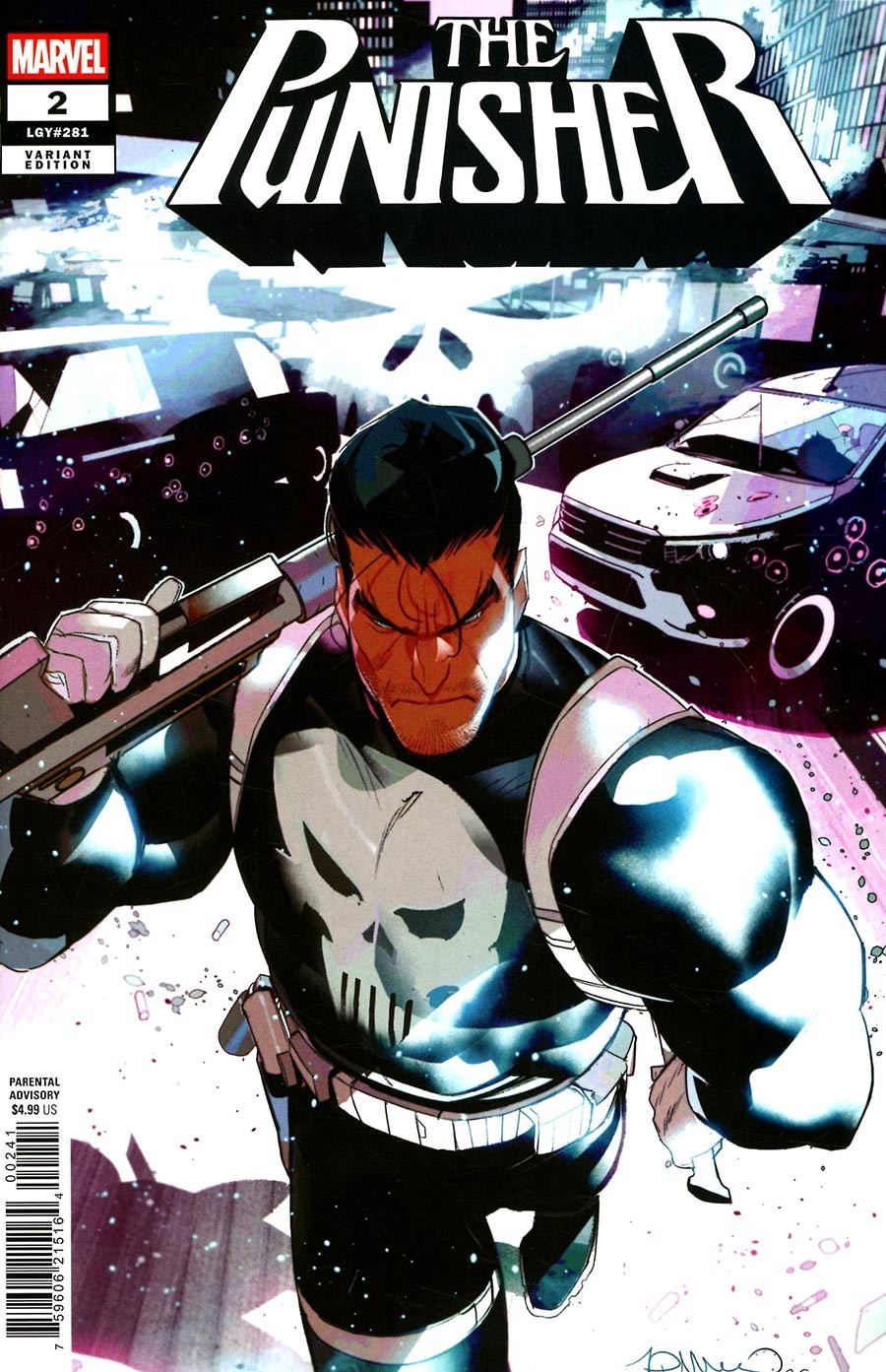 PUNISHER #2 VARIANT COVER BY SIMONE DE MEO NM MARVEL COMICS 2026
