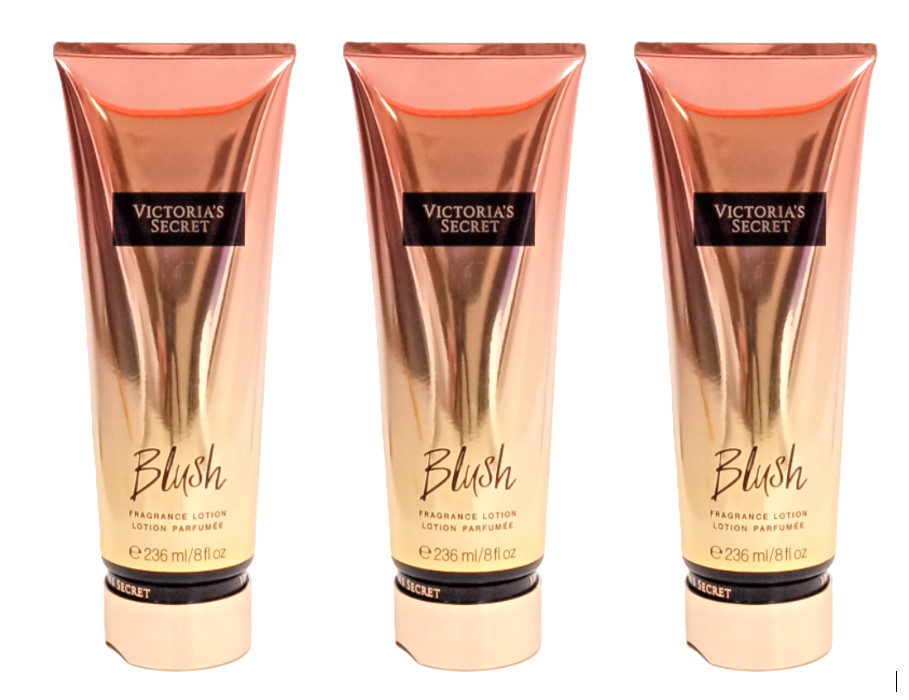 VICTORIA’S SECRET BLUSH FRAGRANCE LOTION 8 FL OZ INNER SEALED 3 PCS SET