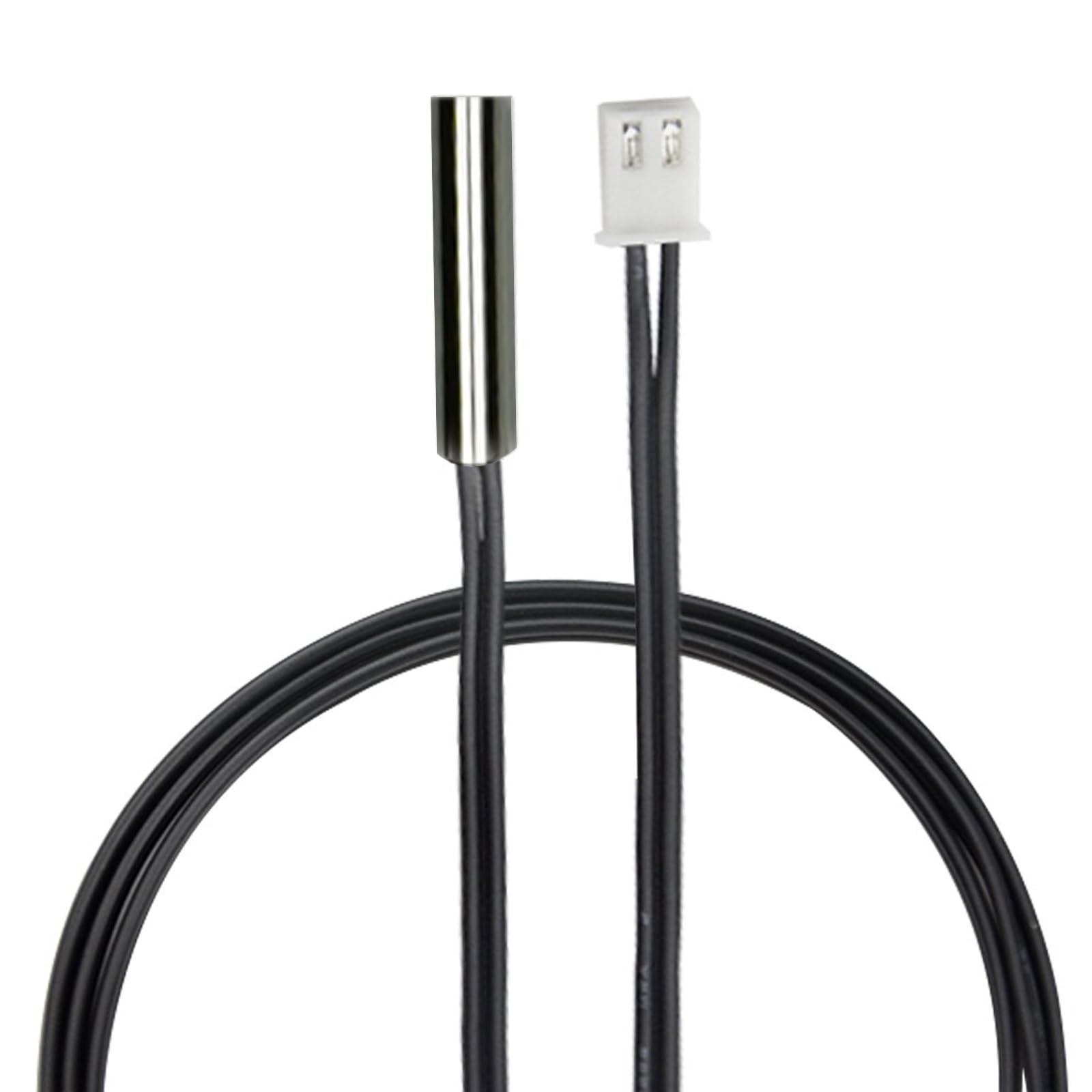 10K Temperature Sensor Probe, 3pcs 1 Meter Waterproof Temp Sensor Probe, Stai...