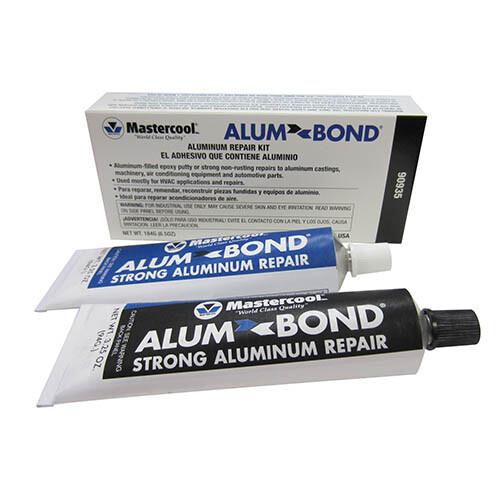 Mastercool 90935 ALUM BOND Aluminum Epoxy Repair Kit, Hardener/Resin