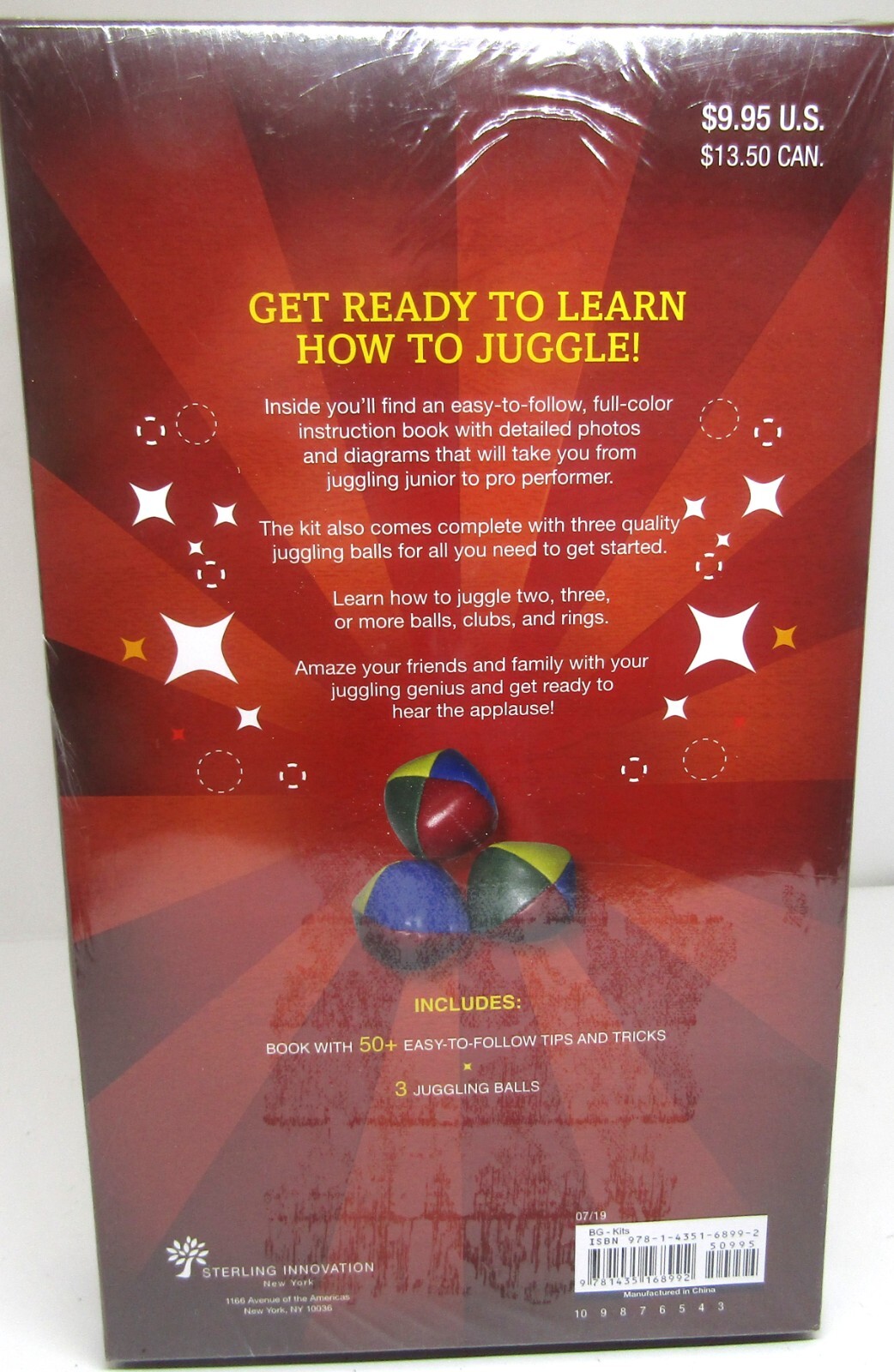 Sterling Innovation, Learn to Juggle Kit.