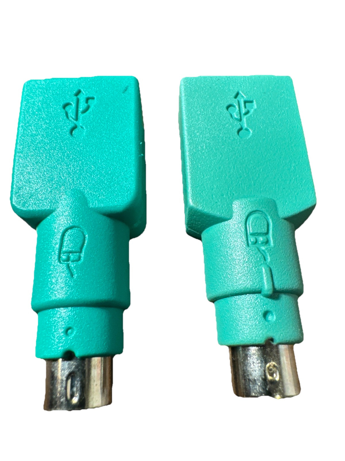 Microsoft PS/2 to USB Adapter for Keyboards and Mice Lot Of 2