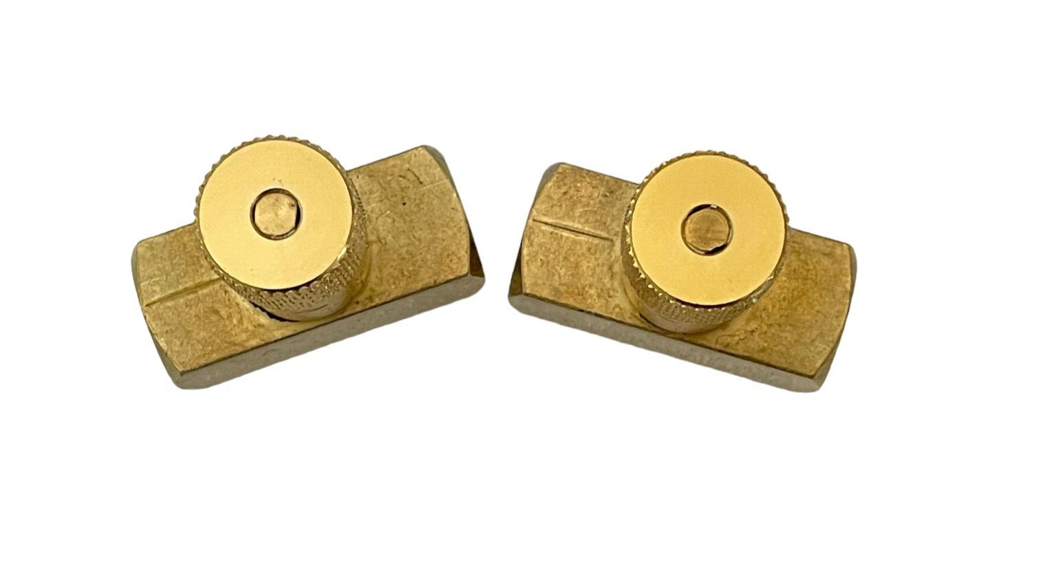 (2) DELTROL FLUID PRODUCTS 1/4" BRASS EN20B EASY READ FLOW CONTROL NEEDLE VALVE