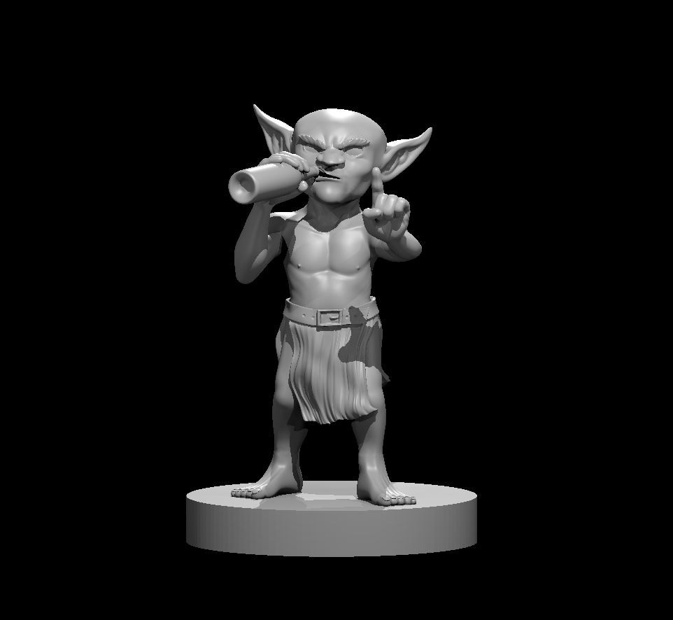 Goblin Drunkard Fighter Warrior NPC 28mm Scale DND D&D Tabletop Miniature