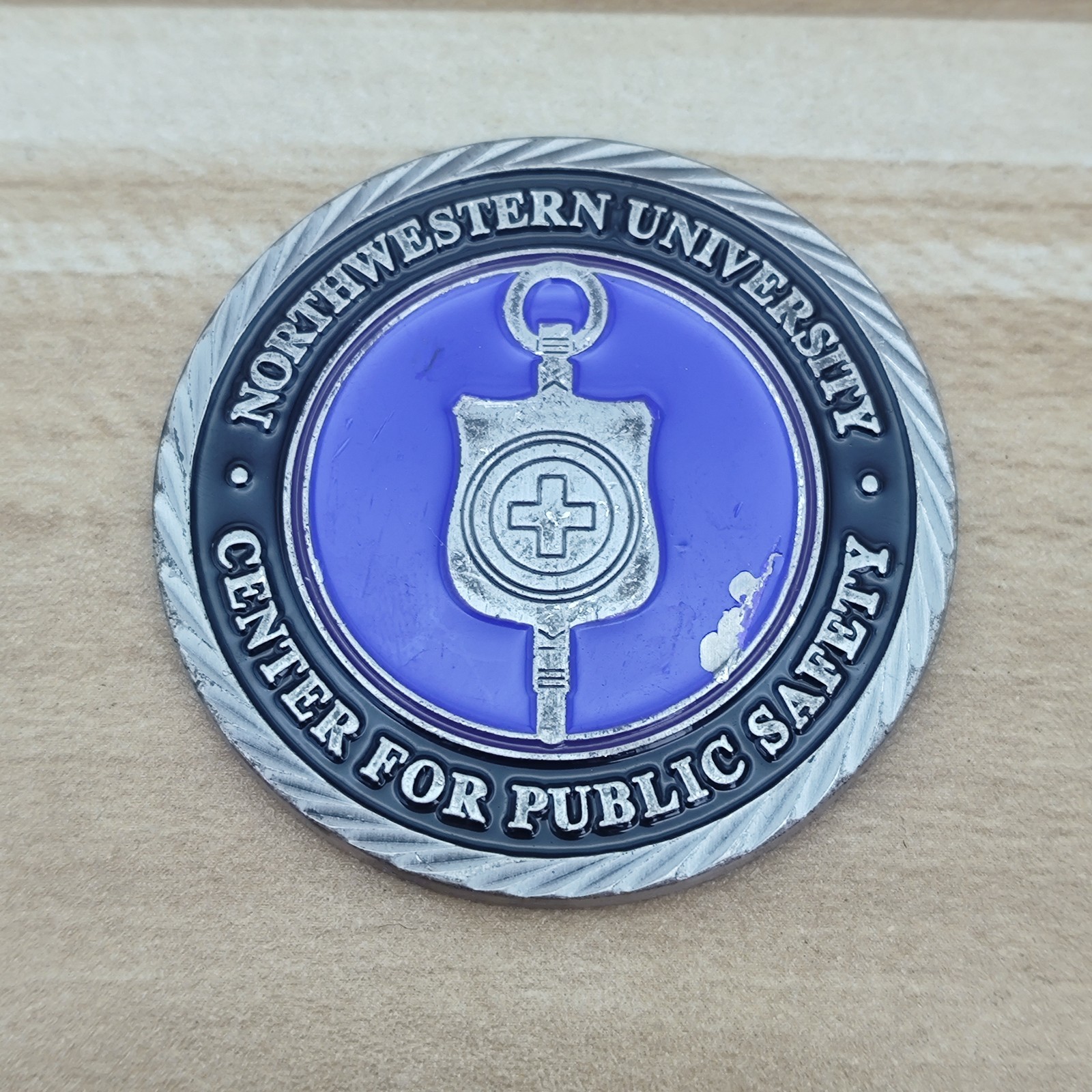 Northwestern University Center for Public Safety Challenge Coin
