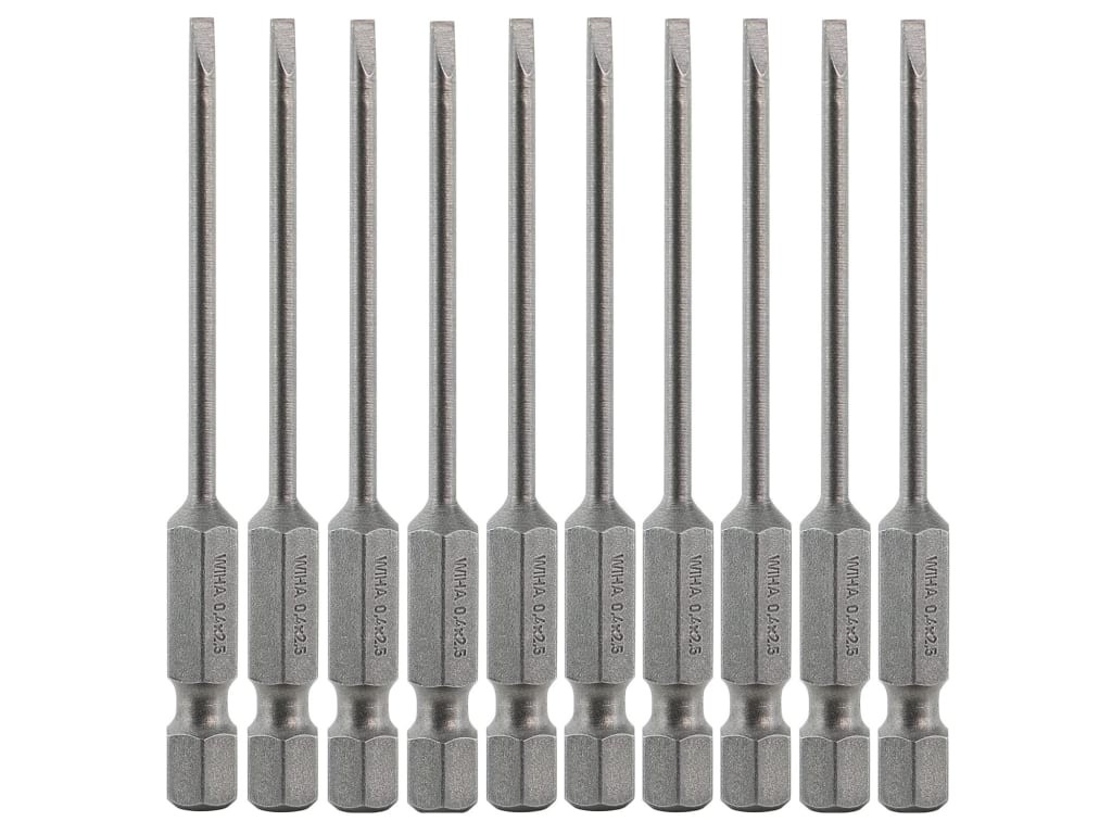 Wiha 74033 - Slotted Power Bit 2.5 x 70mm