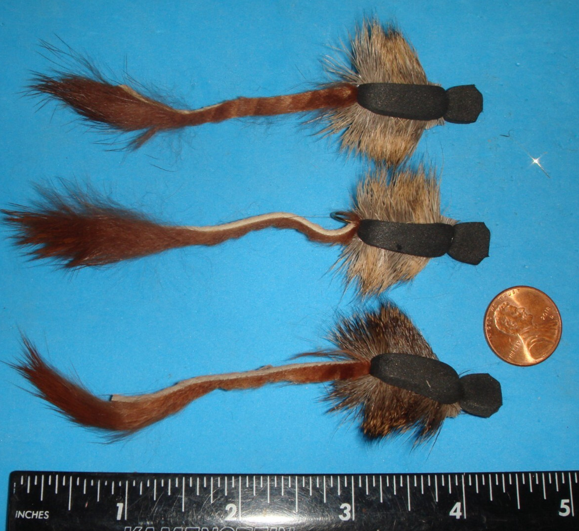 FLY FISHING FLIES - Natural MORRISH MOUSE size #6 (3 pcs.)