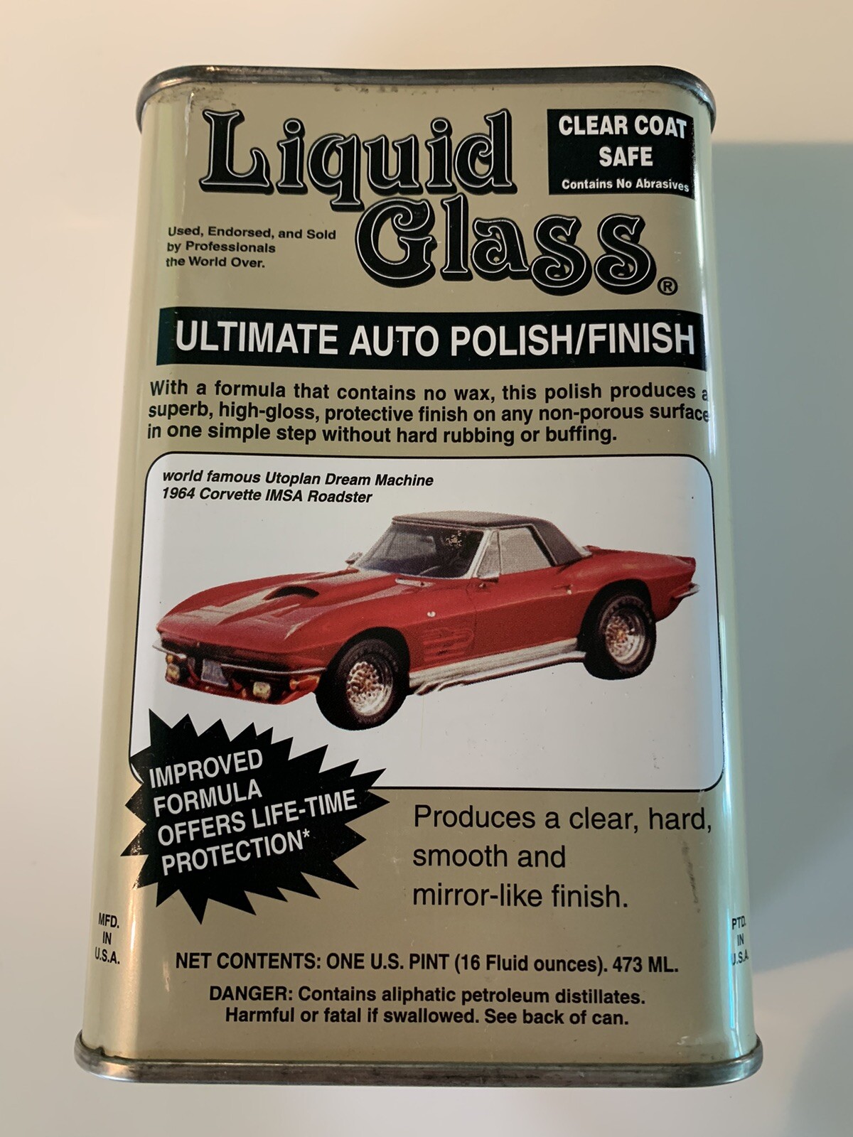 OG Liquid Glass Ultimate Auto Polish/Finish 16oz LG100 Teaneck NJ NOS Best DEAL