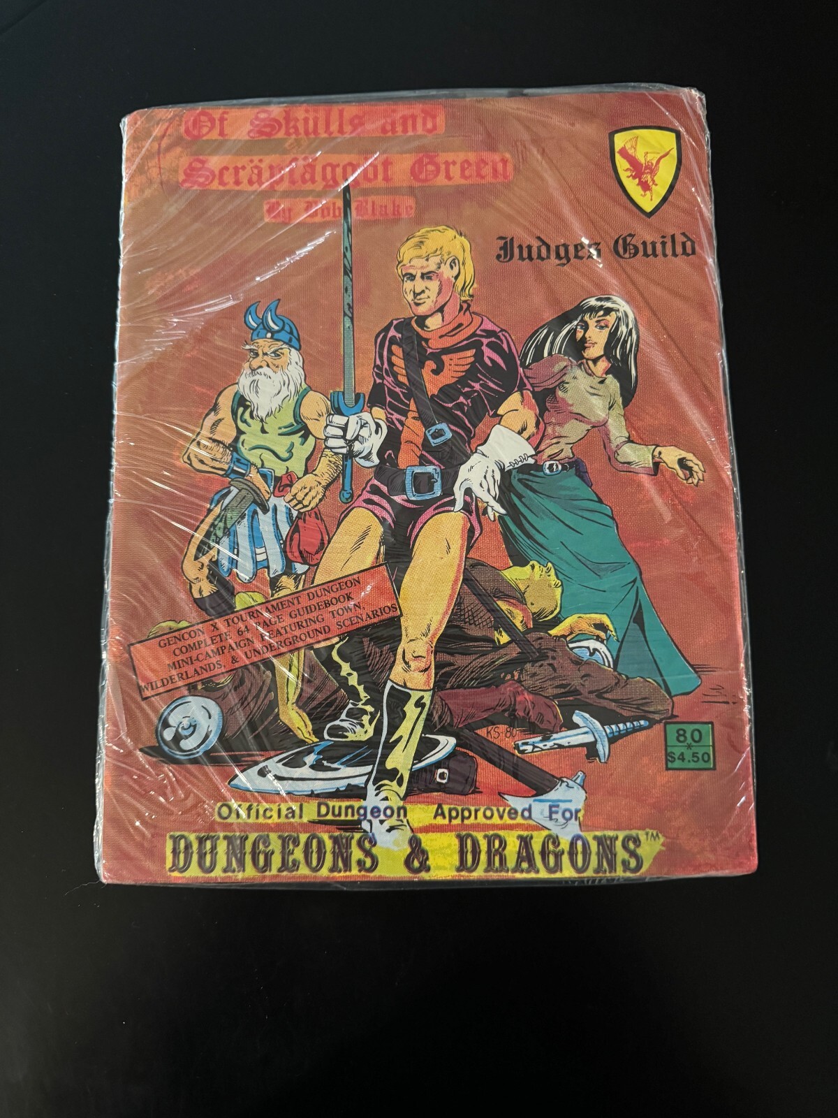 Judges Guild D&D Module Of Skulls and Scrapfaggot Green SW NIS BX 939